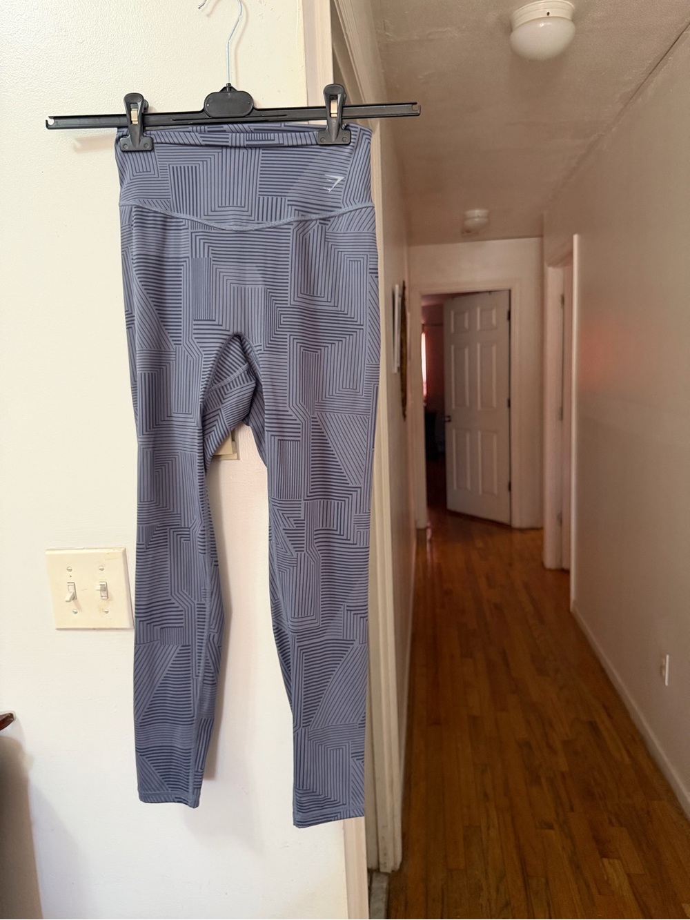 Gymshark Gray Geometric High-Waist Leggings